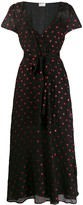 Thumbnail for your product : RED Valentino Heart Print Wrap Dress