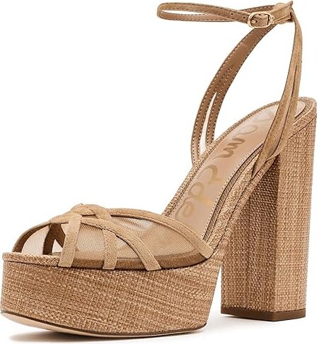 Sam Edelman Sandy Women's Shoes Cyprus Tan : 10 M Leather