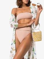 Thumbnail for your product : Adriana Degreas bandeau high waist bikini