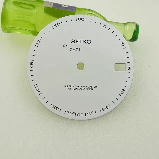 NH35 Dial 28.5mm S logo Mechanical Diver & apos;s Watch NH36 Dial No Luminous Day Writing Dial Single Date Dial