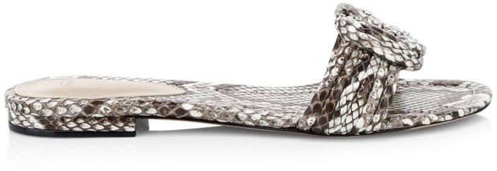 python sandals flat