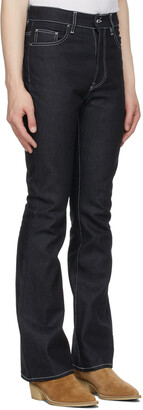 30 AMIRI STACK かわいらしい FLAIR JEAN DARK INDIGO 