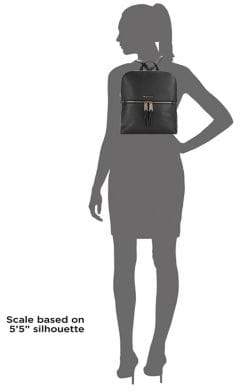 MICHAEL Michael Kors Rhea Zip Slim Leather Backpack