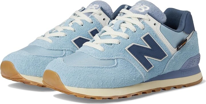 New Balance Classics U574v1 Shoes Light Blue/Indigo : US Men's 5 - Women's 6.5 Medium, Suede/Textile