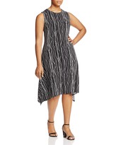Thumbnail for your product : Vince Camuto Plus Sleeveless Electric Lines Dress