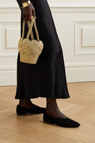 Thumbnail for your product : MEHRY MU Cha Cha Mini Metallic Woven Tote - Gold