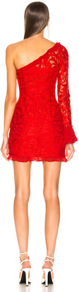 Alexis Tansy Dress in Red Lace | FWRD