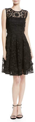 Milly Becky 3D Lace A-Line Dress