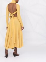 Thumbnail for your product : Alanui Open-Back Long-Sleeve Dress