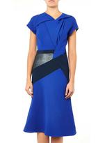 Thumbnail for your product : Peter Pilotto Twist-front wool-crepe dress