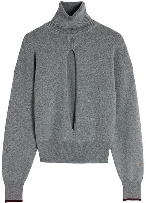 Victoria Beckham Cutout Turtleneck Sweater
