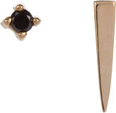 Thumbnail for your product : Wendy Nichol Black Diamond & Gold Spike Stud Set