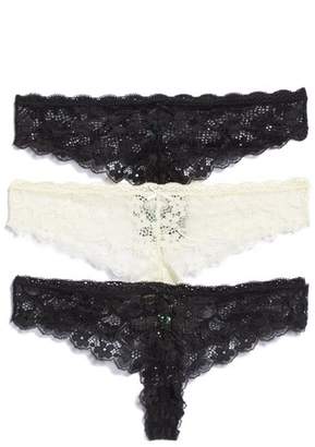 Honeydew Intimates 3-Pack Lace Thong