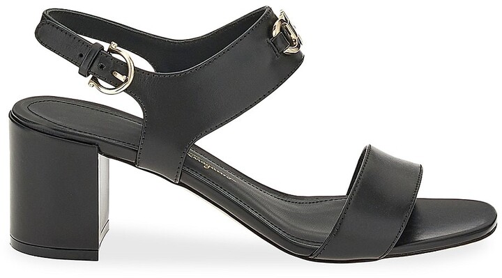 Ferragamo Cayla Leather Slingback Sandals - ShopStyle
