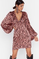 Thumbnail for your product : Nasty Gal Womens Break the Claw Animal Mini Dress - Pink - 4