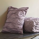 Thumbnail for your product : west elm Organic Cotton Pintuck Euro Shams - Light Amethyst