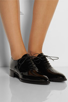 Thumbnail for your product : Christian Louboutin Zazou patent-leather brogues