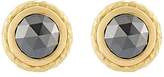 Thumbnail for your product : Malcolm Betts Women's Black Diamond Circular Stud Earrings