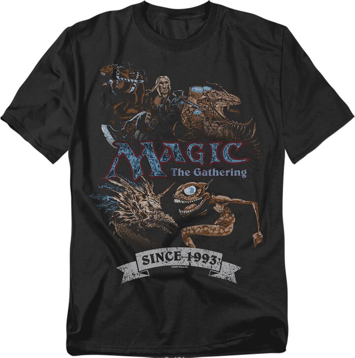 Magic Logovision Men's The Gathering Four Pack Retro T Shirt