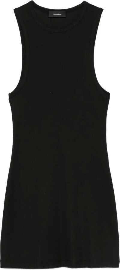 Wardrobe NYC Ribbed Racer-Back Top