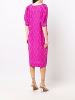 Thumbnail for your product : Christian Dior 1980s Pre-Owned Abstract-Print Silk Dress