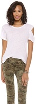 Thumbnail for your product : LnA Shoulder Cutout Tee