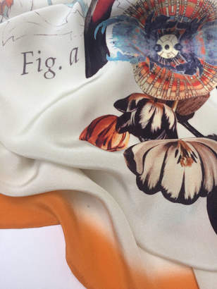 Alice Acreman Silks 'Toucan' Illustrated Silk Scarf