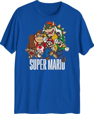 Hybrid Super Mario Group Men's Graphic T-Shirt