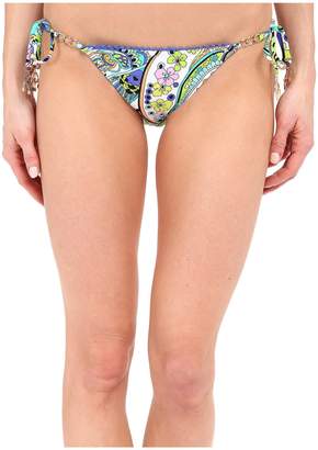Trina Turk Nomad Paisley Tie Side Hipster Bottoms