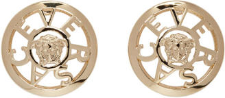 Versace Gold Small Stud Earrings