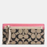 Thumbnail for your product : Coach Legacy Slim Envelope Wallet With Pop-Up Pouch In Printed Signature Fabric