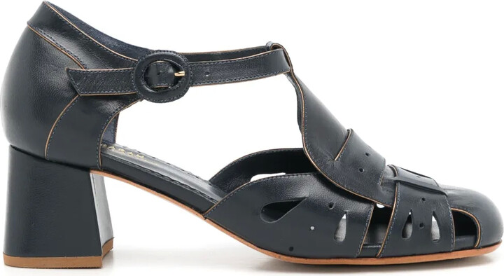 Sarah Chofakian Bastien 40mm mid-heel sandals