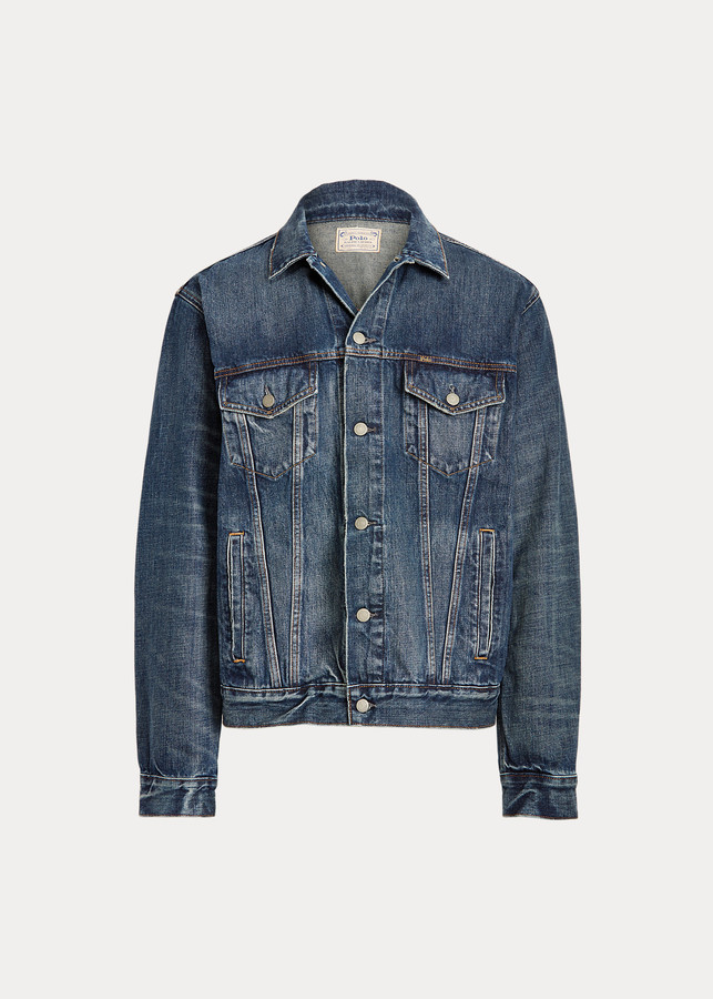 polo mens jean jacket