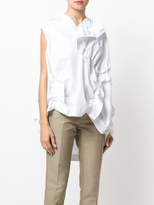 Thumbnail for your product : Marni ruched asymmetric jersey top