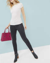 Thumbnail for your product : Ted Baker Frill neck fitted T-shirt
