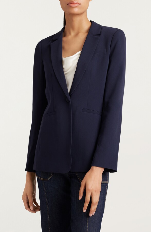 Cinq à Sept Karlie One Button Blazer