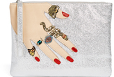 Thumbnail for your product : Sam Edelman Jeana Hand Metallic Clutch