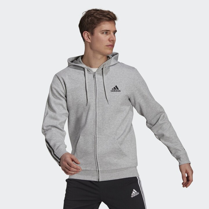 FELPA DA UOMO Adidas Print Full Zip Maglia Cappuccio Nera Lifestyle FU6321  - EUR 66,67 | PicClick IT