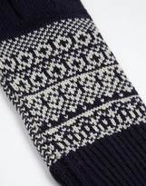 Thumbnail for your product : ASOS Touch Screen Glove in Birdseye Stitch