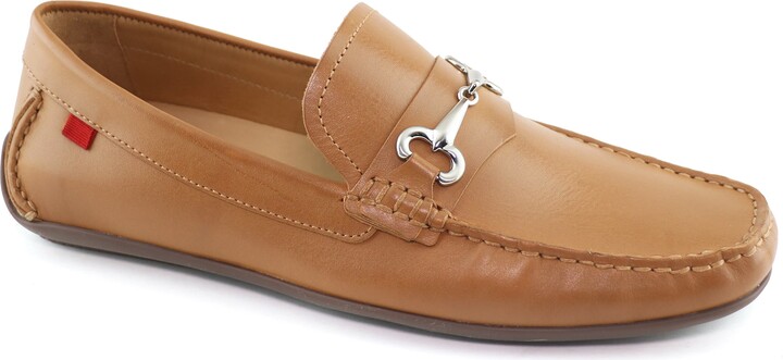 STEP2W0 Soran tan leather slip on mocassin loafer 