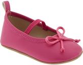 Thumbnail for your product : Old Navy Faux-Leather  Ballet Flats for Baby