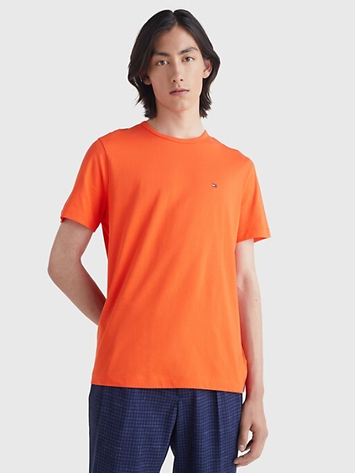 Tommy Hilfiger Orange Men's Shirts | ShopStyle