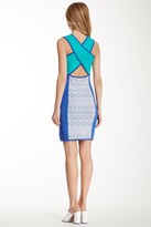 Thumbnail for your product : Cut25 Crossback Diamond Stripe Knit Dress