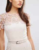 Thumbnail for your product : Paper Dolls Cap Sleeve Midi Dress With Lace Detail