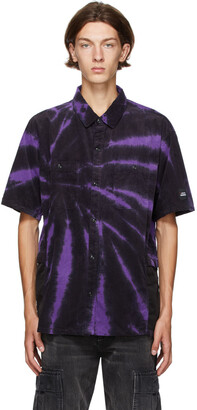 Neighborhood Purple & Black Gramicci Edition Tie-Dye Short Sleeve Shirt -  ShopStyle