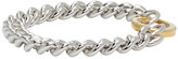 Thumbnail for your product : Laura Lombardi SSENSE Exclusive Silver and Gold Presa Bracelet