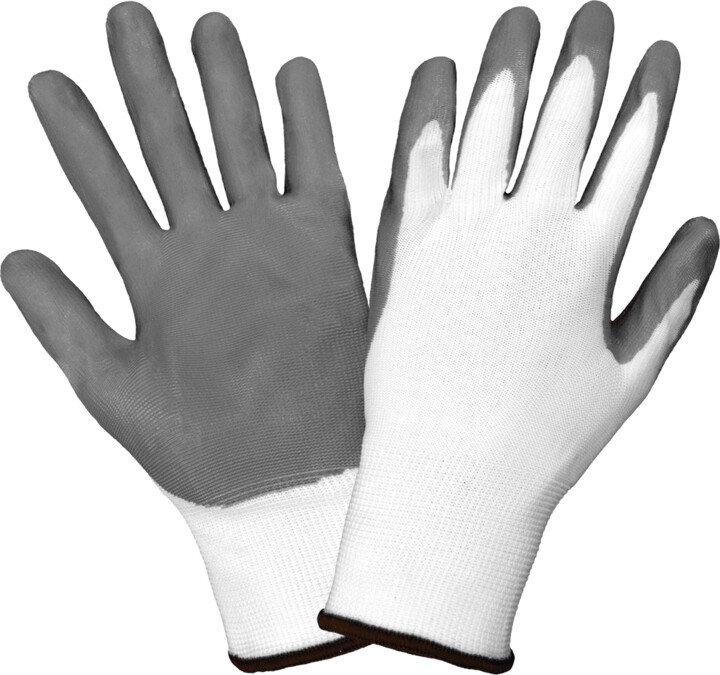 Hands On CD9400-L-72PK, Nitrile Coated Gloves, Smooth Finish, 72 Pair Value Pack