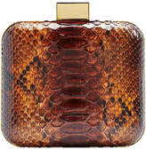 Thumbnail for your product : Malini Murjani Python-Leather Clutch with Detachable Chain "Tori"