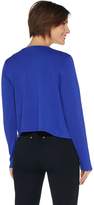 Thumbnail for your product : Susan Graver Cotton Rayon Open Front Cropped Cardigan