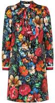 Gucci Floral-printed silk dress 